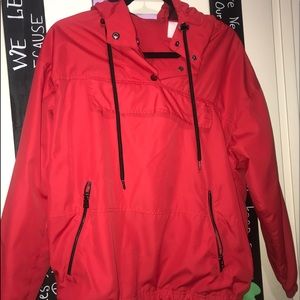 Forever 21 red windbreaker